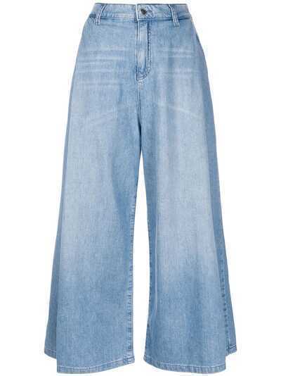 Emporio Armani укороченные джинсы широкого кроя