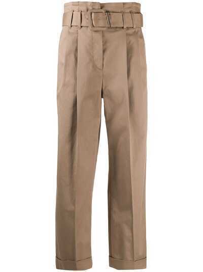 Brunello Cucinelli укороченные брюки со складками