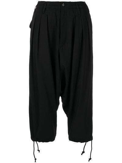Yohji Yamamoto укороченные брюки Sarouel