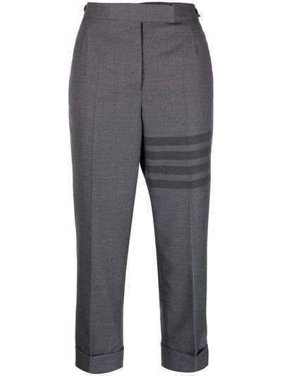 Thom Browne укороченные брюки с завышенной талией и полосками 4-Bar