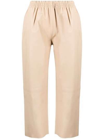 Pinko укороченные брюки с эластичным поясом