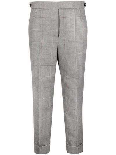 Thom Browne cropped pinstriped trousers