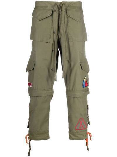 Greg Lauren multi-pocket cargo trousers