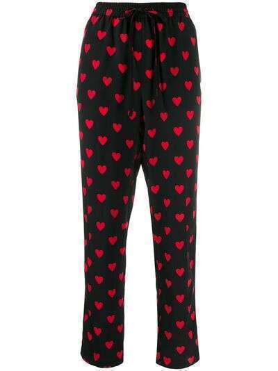RED Valentino брюки с принтом