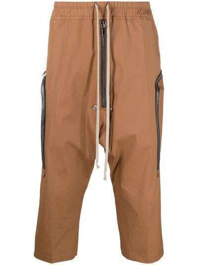 Rick Owens укороченные брюки с карманами