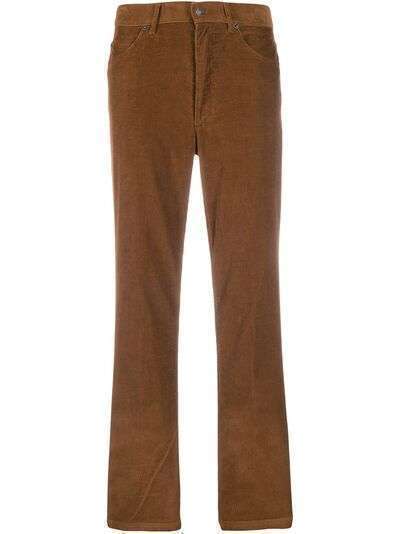 Marc Jacobs вельветовые брюки с подворотами