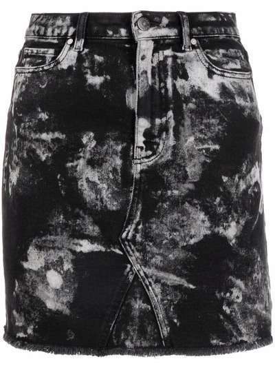 P.A.R.O.S.H. джинсовая юбка из вареного денима