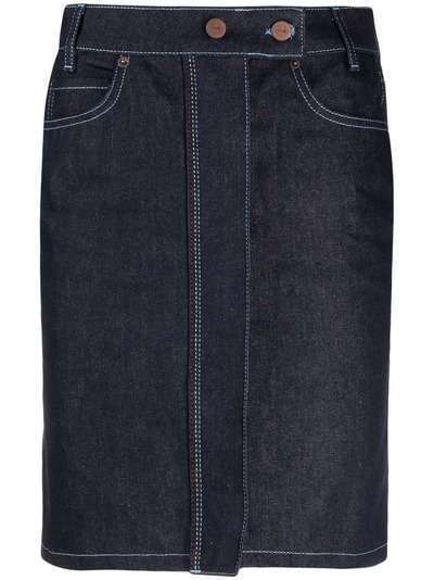 Victoria Victoria Beckham джинсовая юбка-карандаш