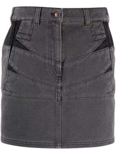 Kenzo джинсовая юбка со вставками
