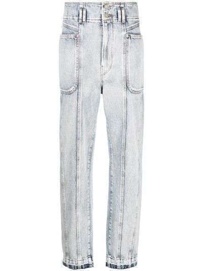 Isabel Marant Étoile широкие джинсы с эффектом потертости