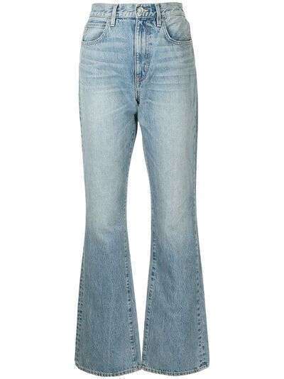 Slvrlake расклешенные джинсы с завышенной талией