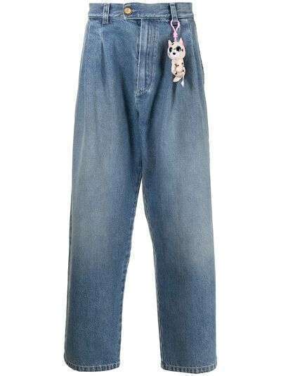COOL T.M джинсы свободного кроя с подвеской