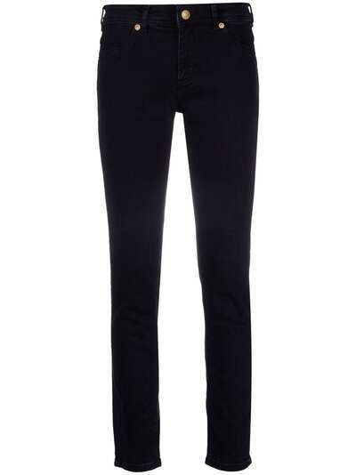 Versace Jeans Couture узкие джинсы с вышитым логотипом
