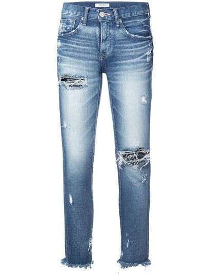 Moussy Vintage джинсы скинни с эффектом потертости