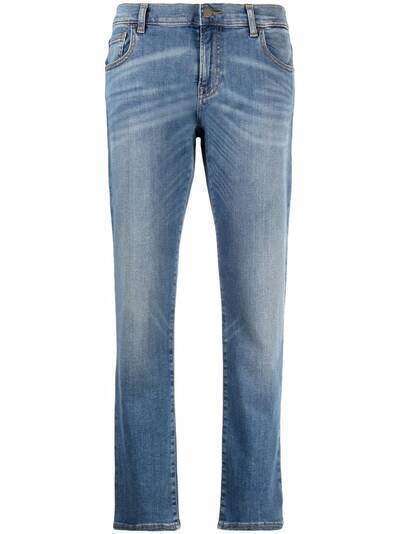 Emporio Armani узкие джинсы с заниженной талией