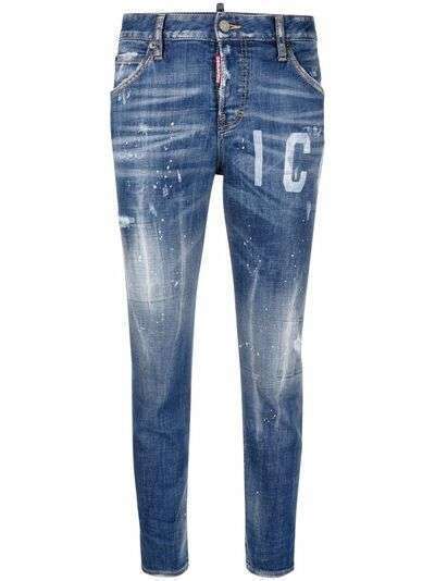 Dsquared2 укороченные джинсы Icon Cool Girl
