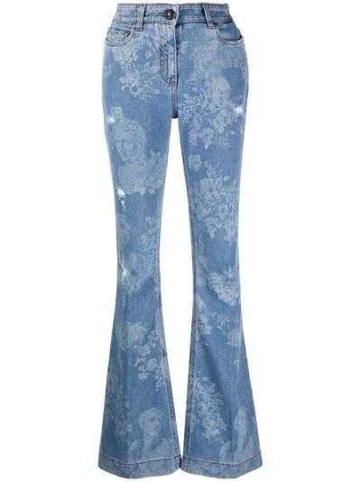 ETRO джинсы bootcut с цветочным принтом