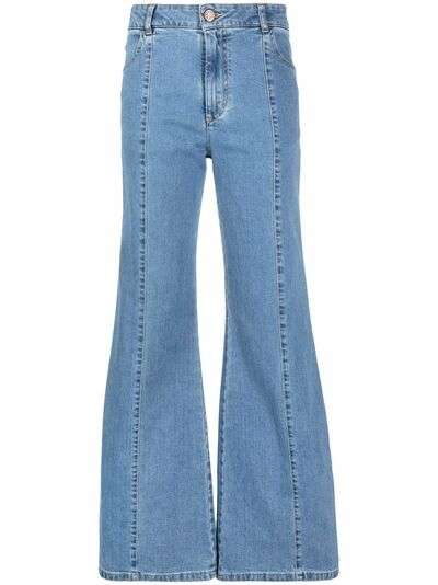 See by Chloé джинсы bootcut с завышенной талией
