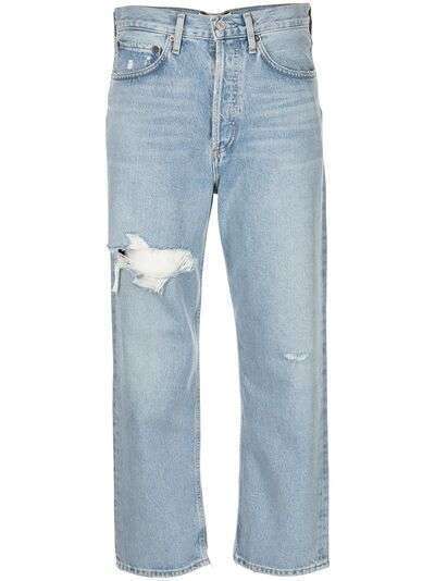 AGOLDE укороченные джинсы из винтажного денима