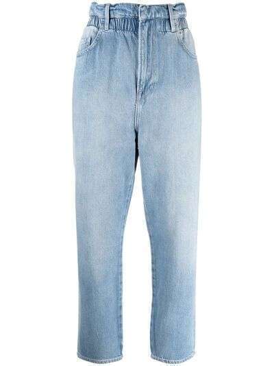 FRAME зауженные джинсы с присборенной талией