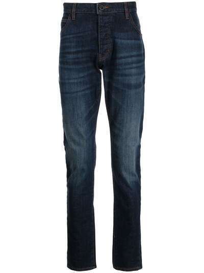 Emporio Armani прямые джинсы с логотипом