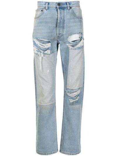 COOL T.M прямые джинсы с эффектом потертости
