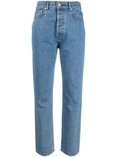 Nanushka прямые джинсы с завышенной талией