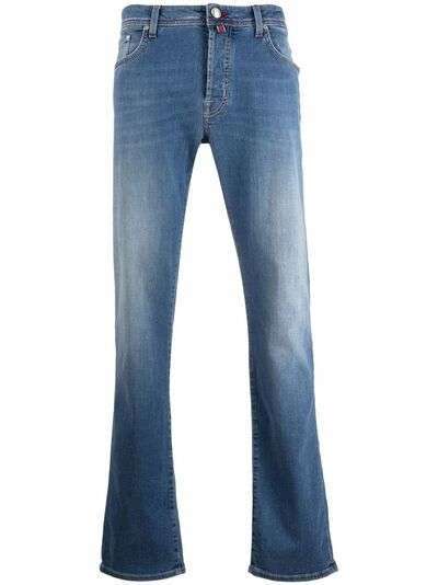 Jacob Cohen джинсы прямого кроя с контрастной строчкой