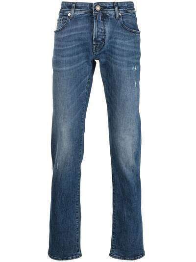 Jacob Cohen прямые джинсы с заниженной талией