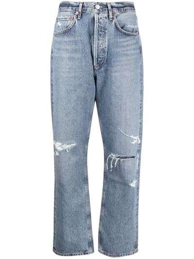 AGOLDE джинсы с прорезями