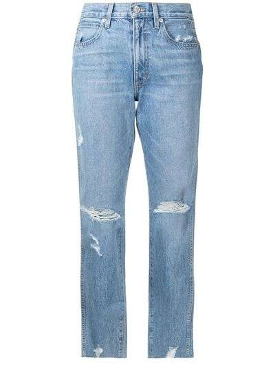 Slvrlake прямые джинсы с прорезями