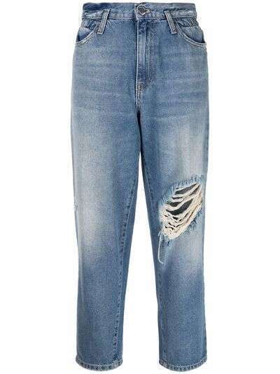 Pinko прямые джинсы с прорезями