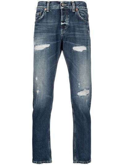 DONDUP прямые джинсы с заниженной талией