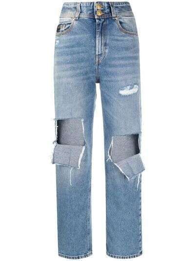 Versace Jeans Couture джинсы с прорезями