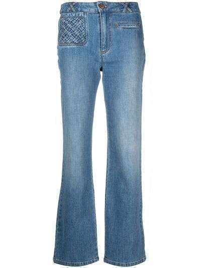 See by Chloé укороченные джинсы прямого кроя