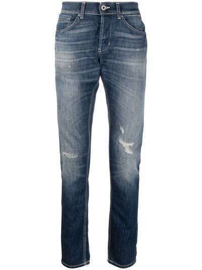 DONDUP джинсы низкой посадки с эффектом потертости