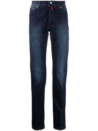 Kiton прямые джинсы средней посадки