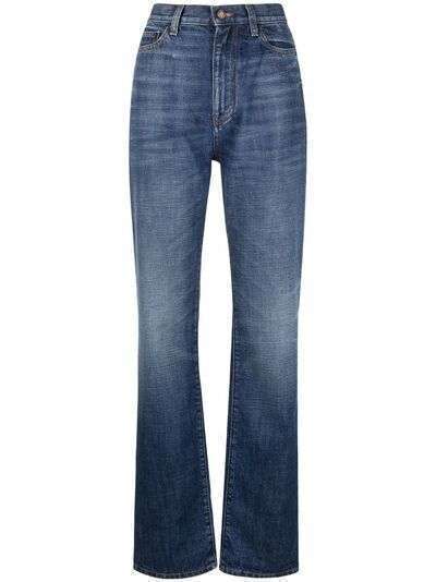 Saint Laurent прямые джинсы с завышенной талией