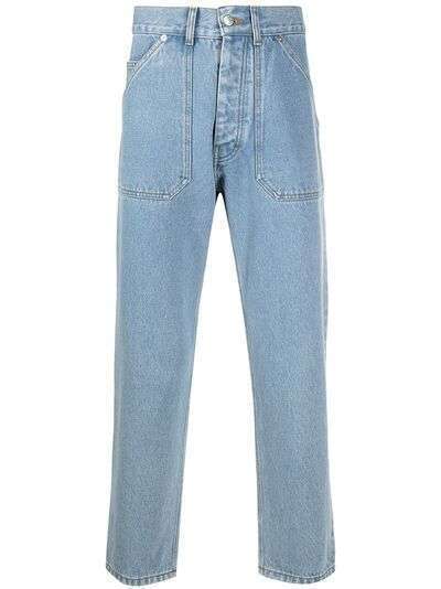 Nanushka укороченные джинсы прямого кроя