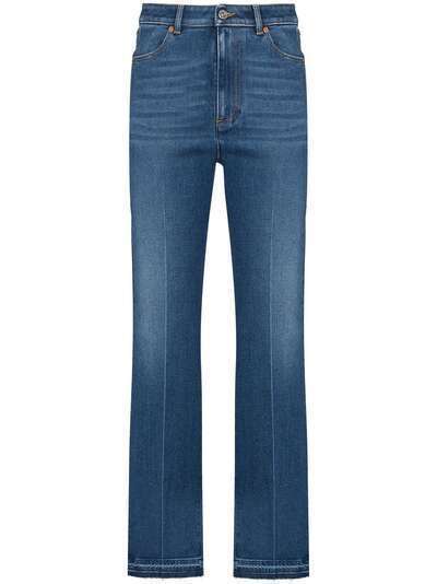 Valentino прямые джинсы с завышенной талией