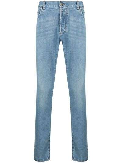 Balmain джинсы с монограммой