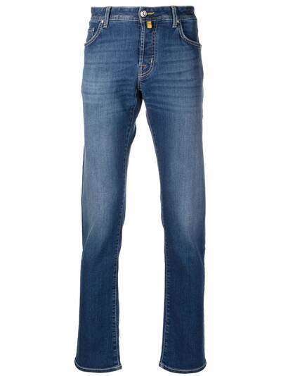 Jacob Cohen узкие джинсы с заниженной талией