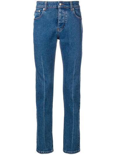AMI Paris узкие джинсы пятикарманной модели