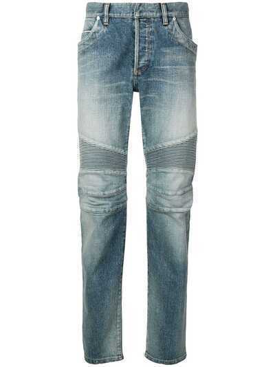 Balmain джинсы с выцветшим эффектом