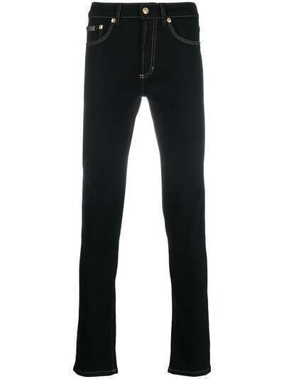 Versace Jeans Couture узкие джинсы с контрастной строчкой