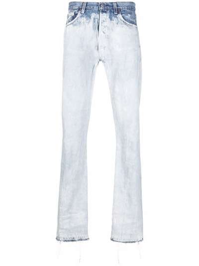 GALLERY DEPT. узкие джинсы с эффектом потертости