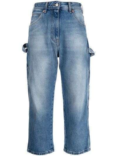 MM6 Maison Margiela укороченные джинсы прямого кроя