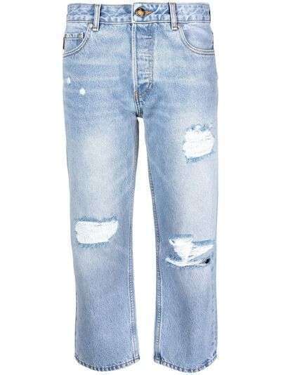 GANNI укороченные джинсы