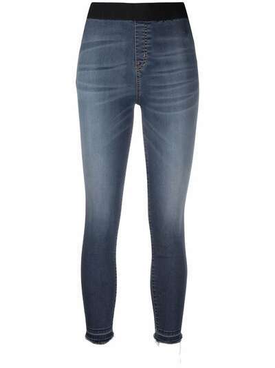3x1 укороченные джинсы с эффектом потертости