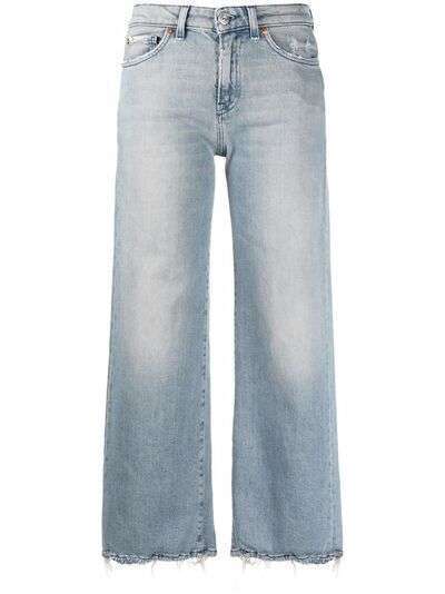 3x1 укороченные джинсы Sabina с необработанными краями